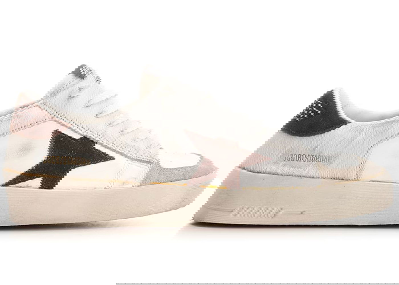 Sneakers og sko Golden Goose Stardan Pony Hair White Brown Hvid | GMF00128.F004007.81999, 0