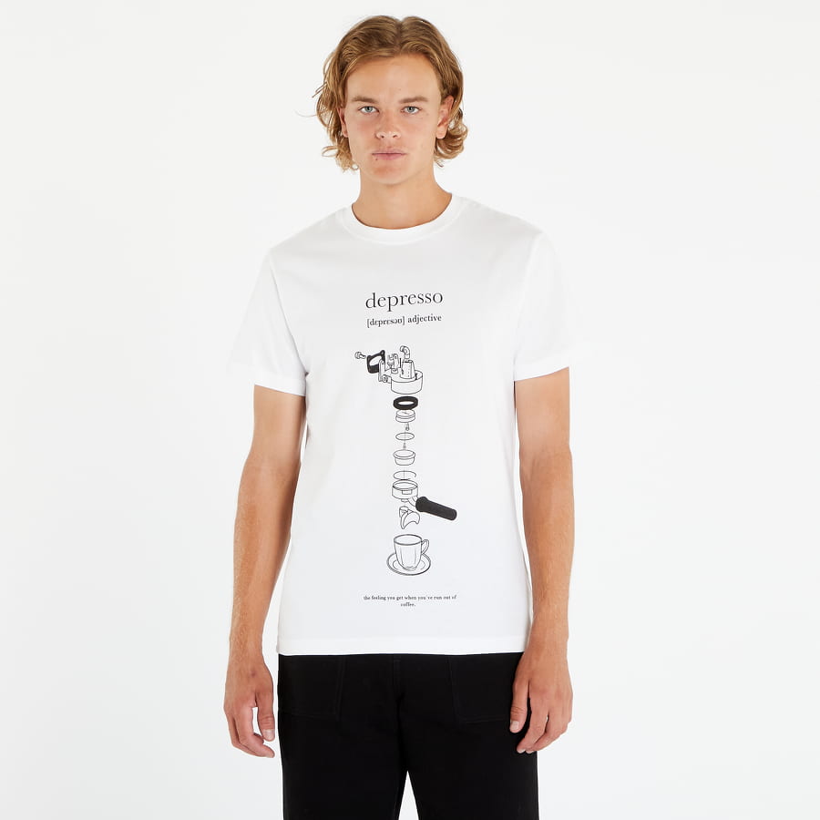 T-shirt Urban Classics Depresso Tee Hvid | MT2029-00220, 0