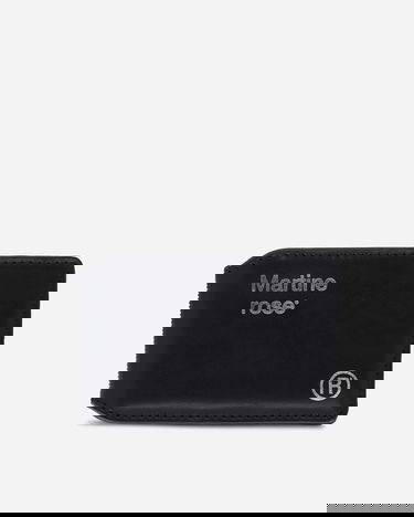 Tegnebog Martine Rose Logo-Foil Embossed Leather Card Holder Sort | 1150LP22001, 0