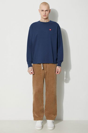 T-shirt Human Made Graphic Long Sleeve T-Shirt Blå | HM26CS009, 1