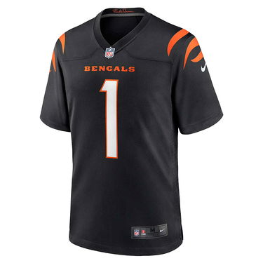 Jersey Nike NFL Home Game Jersey Cincinnati Bengals Ja'Marr Chase 1 Sort | 67NM-CAGH-9AF-2NT, 1
