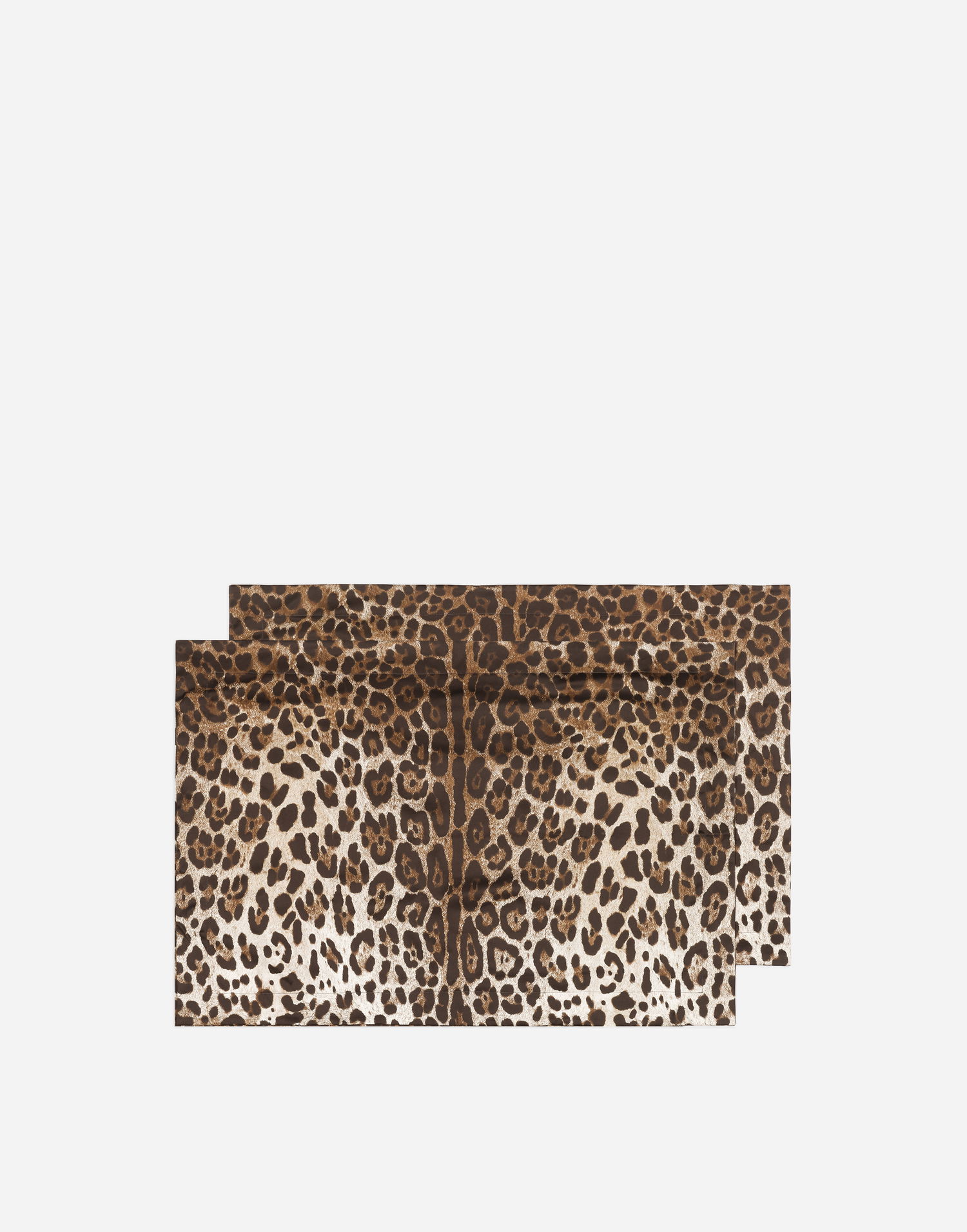 Home decor Dolce & Gabbana Dolce & Gabbana Cotton Sateen Pillowcases, Set of 2 Brun | TCES02TCAKFUL003, 1