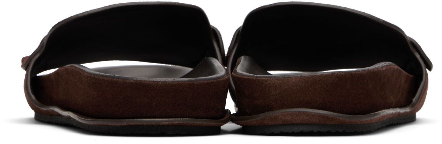 Tøj Jacquemus Jacquemus Suede Loafer Sandals Brun | 25E251FO172-4354, 1