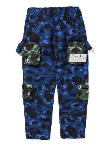 Cargo bukser BAPE Undefeated x Camo Multi Pouch Pocket Pants Mørkeblå | 001 PTI731908C