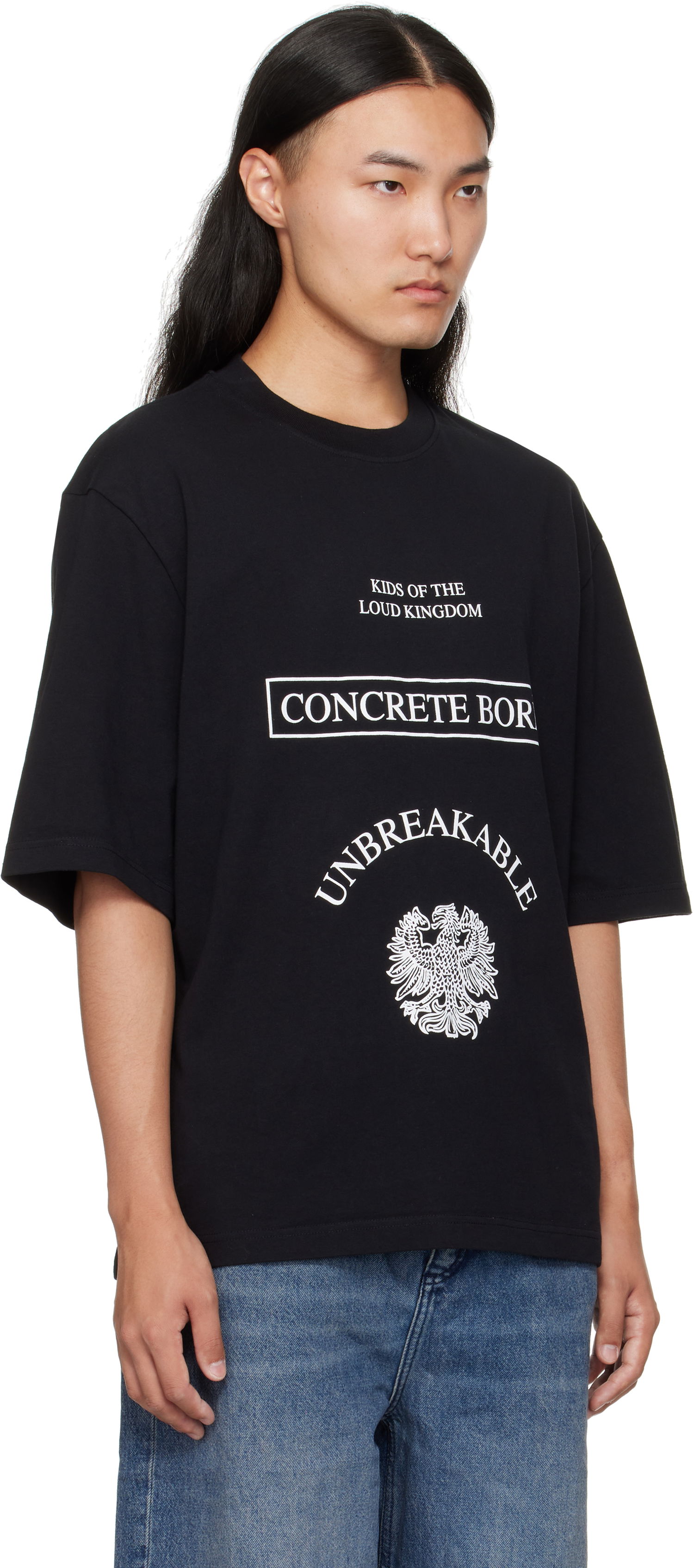 T-shirt Han Kjøbenhavn Kingdom Oversized T-Shirt Sort | M-134725, 1