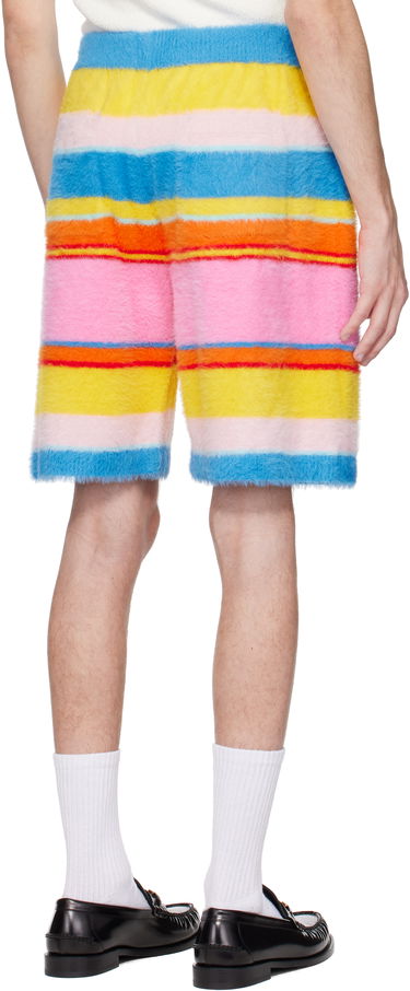 Shorts Casablanca Casablanca Fluffy Stripe Oversized Shorts Flerfarvet | MS25-KW-905-01, 2