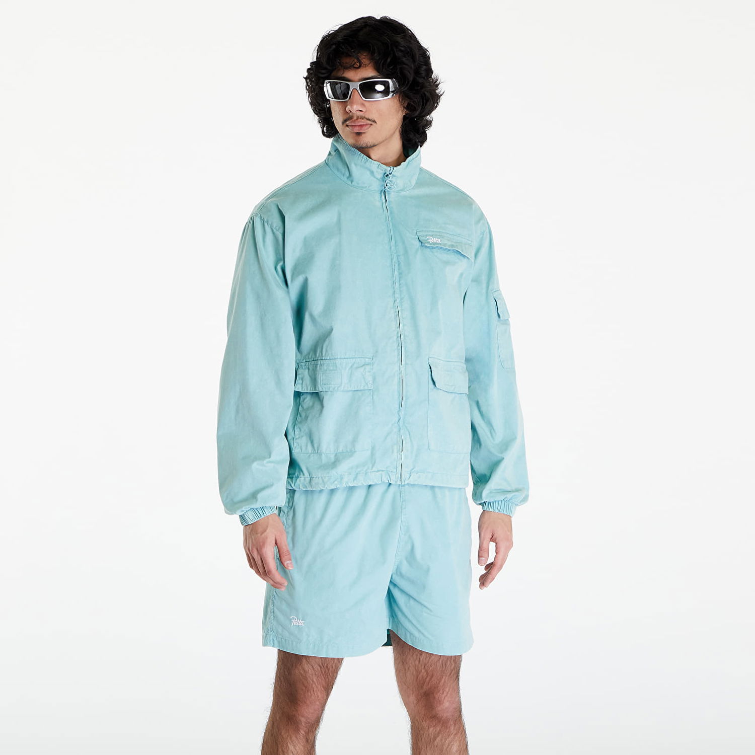 Vindjakke Patta Acid Washed Track Jacket Turkis | POC-SS24-4310-849-0211-052, 0