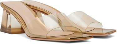 Tilbehør Gianvito Rossi Gianvito Rossi Cosmic Heeled Mules Metalisk | G11320-55PLE-GME, 3