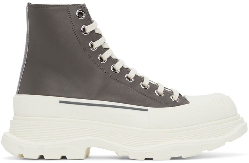 Sneakers og sko Alexander McQueen Tread Slick High Sneakers Grå | 627206WIAG6, 0