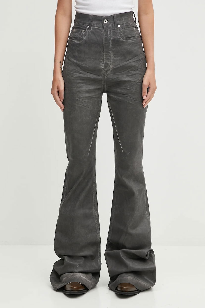 Jeans Rick Owens Rick Owens DRKSHDW Bolan Bootcut High Waist Jeans Grå | DS02E7311.SCF