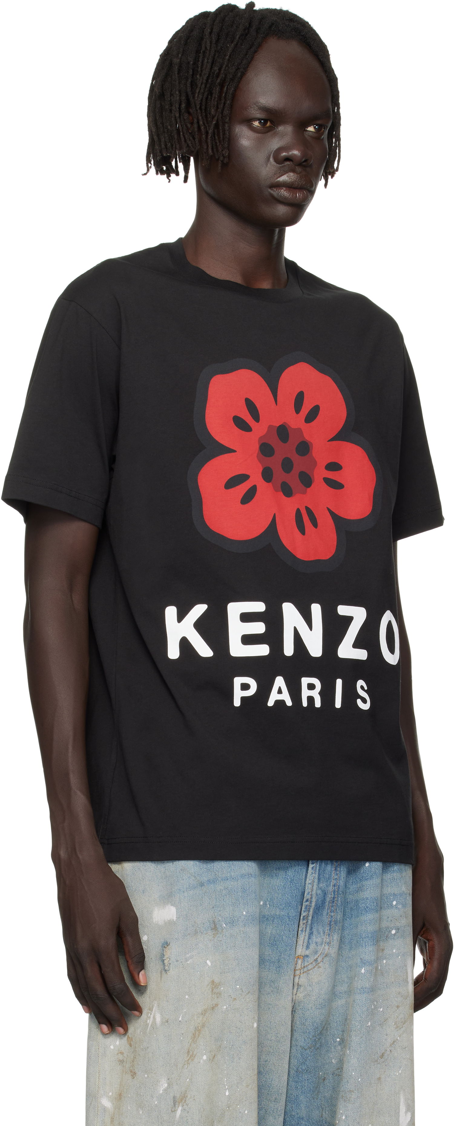 T-shirt KENZO White Paris Boke Flower T-Shirt Hvid | FE65TS4754SO, 1