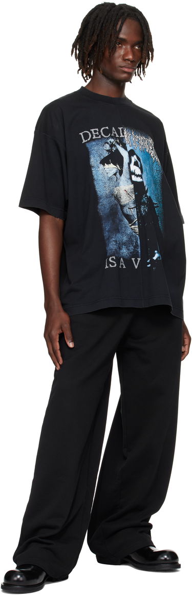 T-shirt VETEMENTS VETEMENTS Cradle of Filth Cut-Up Oversized T-Shirt Sort | UCF76TR950BB, 3