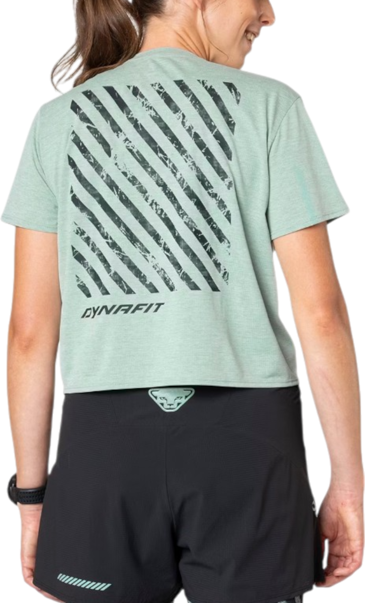 Crop top Dynafit Trail Running T-Shirt Grøn | 08-0000071915-5421, 1