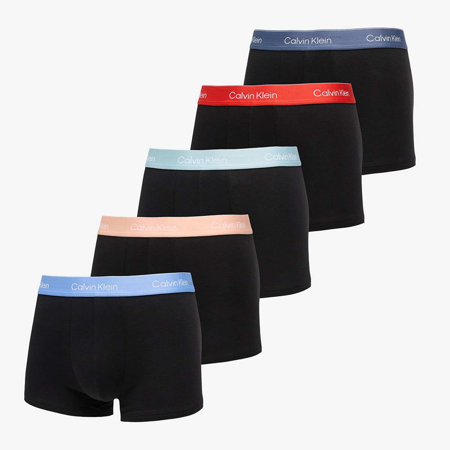Boksere CALVIN KLEIN Calvin Klein 5-Pack Trunk Boxer Briefs Sort | LV00NB4393 VQR, 0