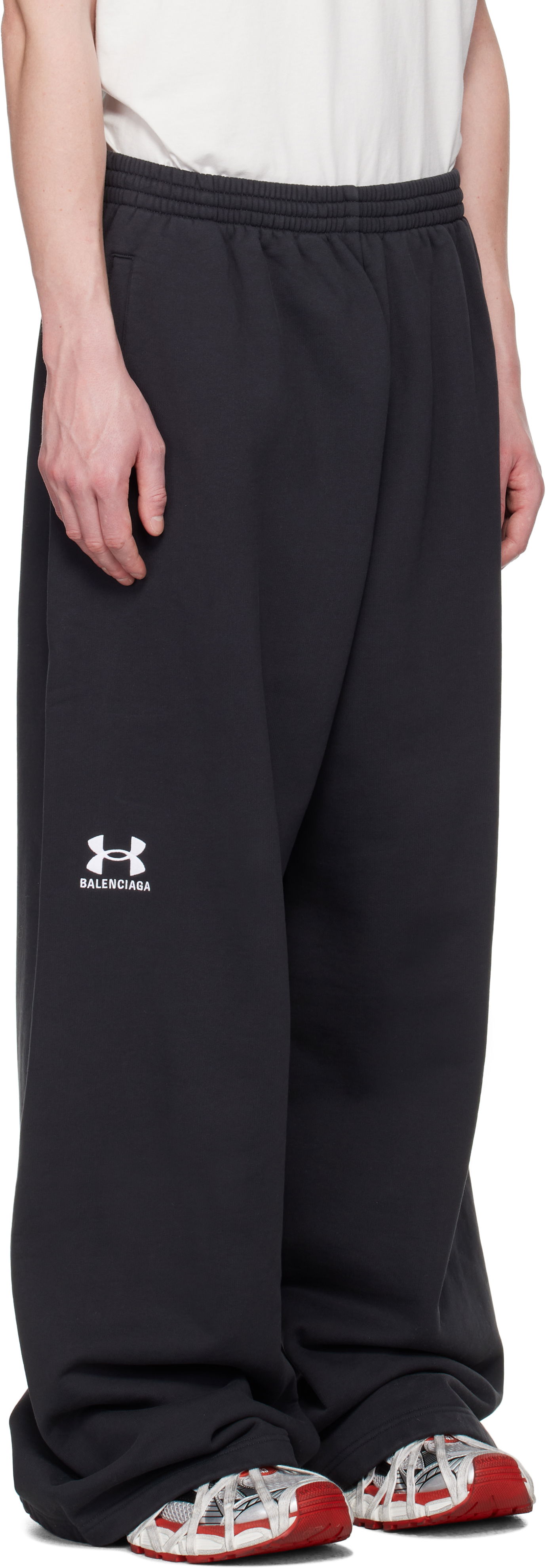 Joggingbukser Balenciaga Under Armour Edition Baggy Sweatpants Sort | 809709TRVB8, 1