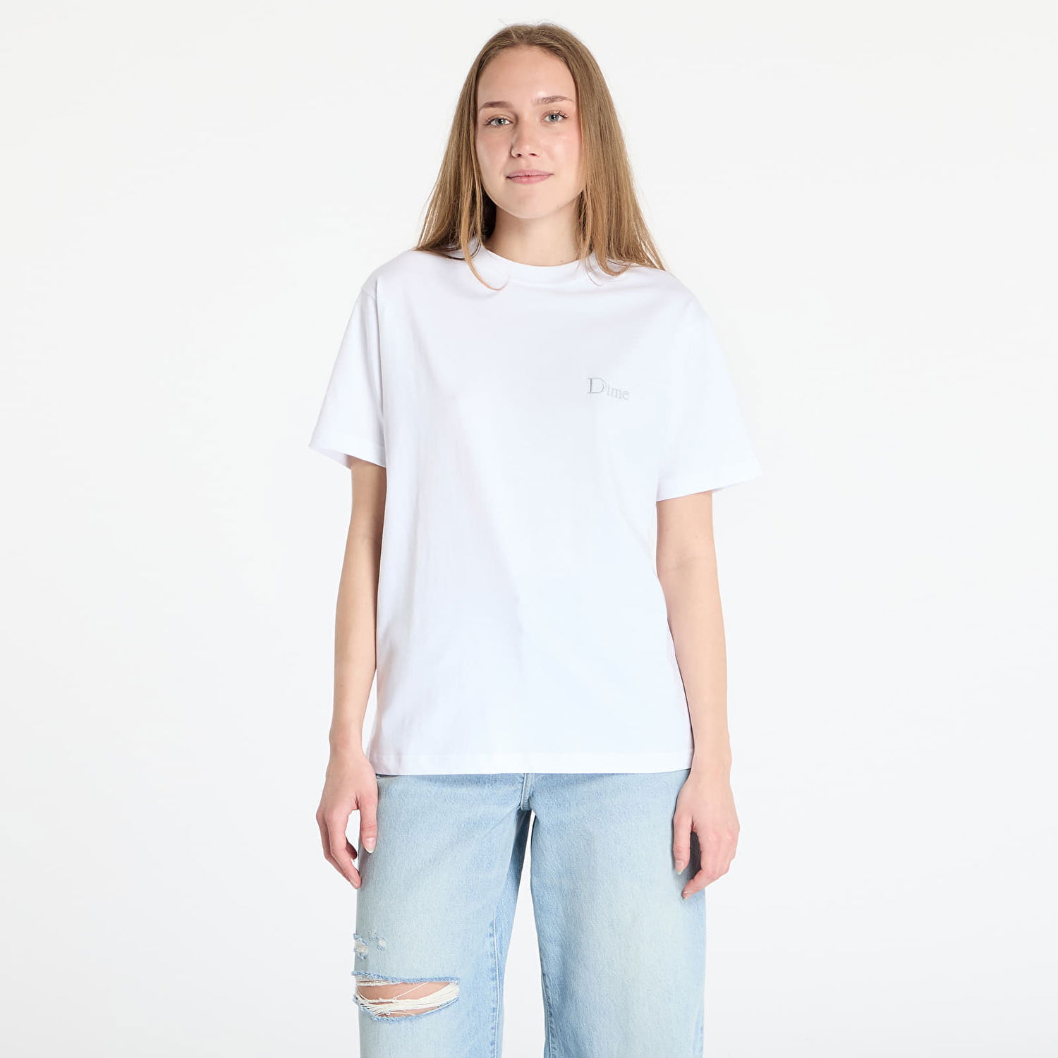 T-shirt Dime DIME Classic Small Logo T-Shirt Hvid | DIME2SP2536WHT, 1