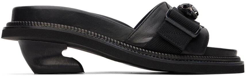 Tilbehør Simone Rocha Simone Rocha Embellished Slides Sort | LH11B 0766, 0