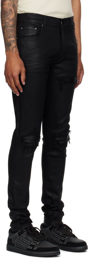 Jeans AMIRI AMIRI MX1 Waxed Denim Jeans Sort | AMDNSY1113, 4