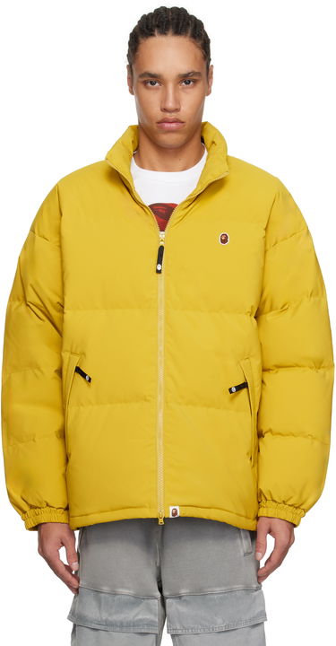 Puffer jakke BAPE One Point Down Jacket Gul | 001DNK701005M, 0