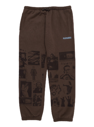 Joggingbukser Pleasures Choices Sweatpants Brown Brun | P23SP041-BROWN