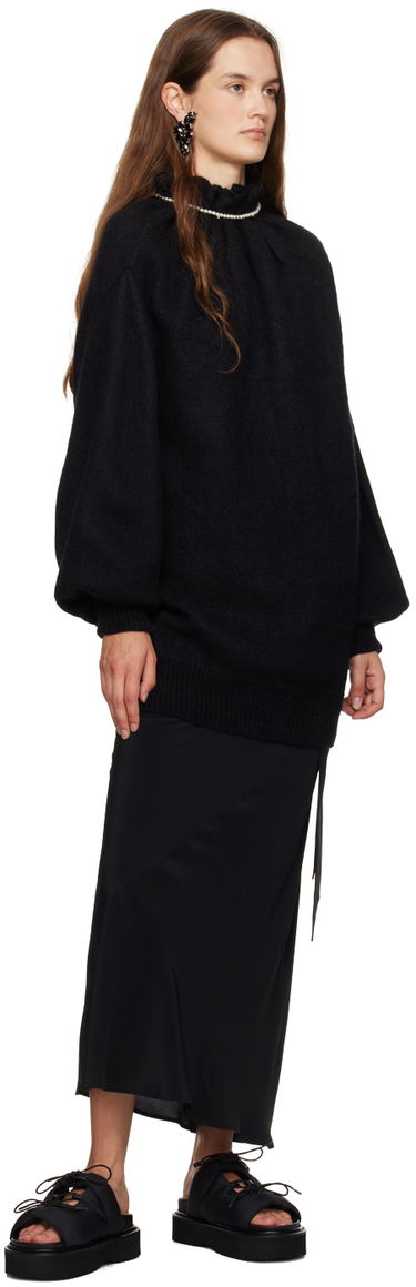 Tilbehør Simone Rocha Simone Rocha Platform Ghillie Sandals Sort | SLD50B 0798, 4