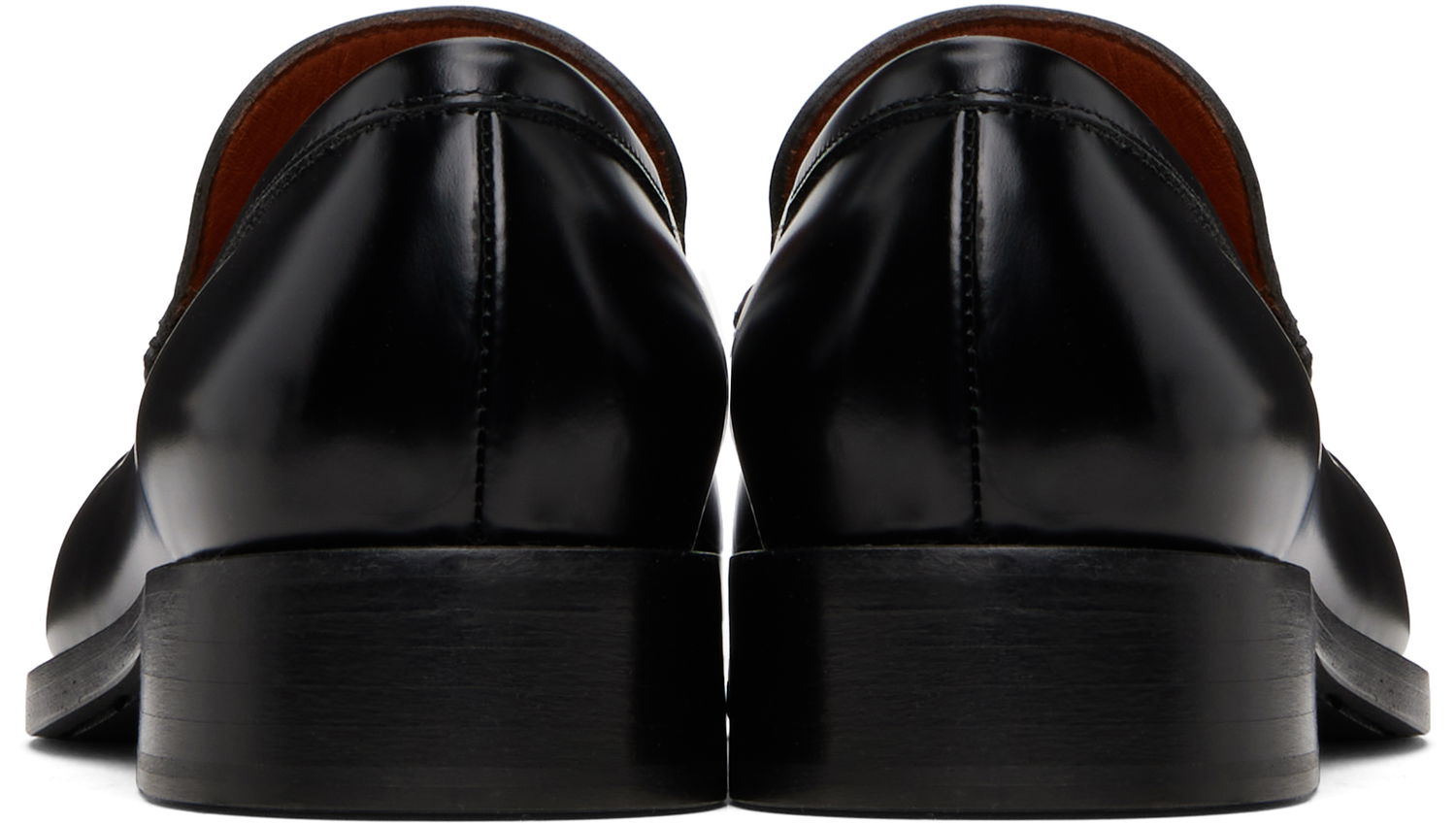Tøj Acne Studios Acne Studios Leather Loafers Sort | BD0325-, 1