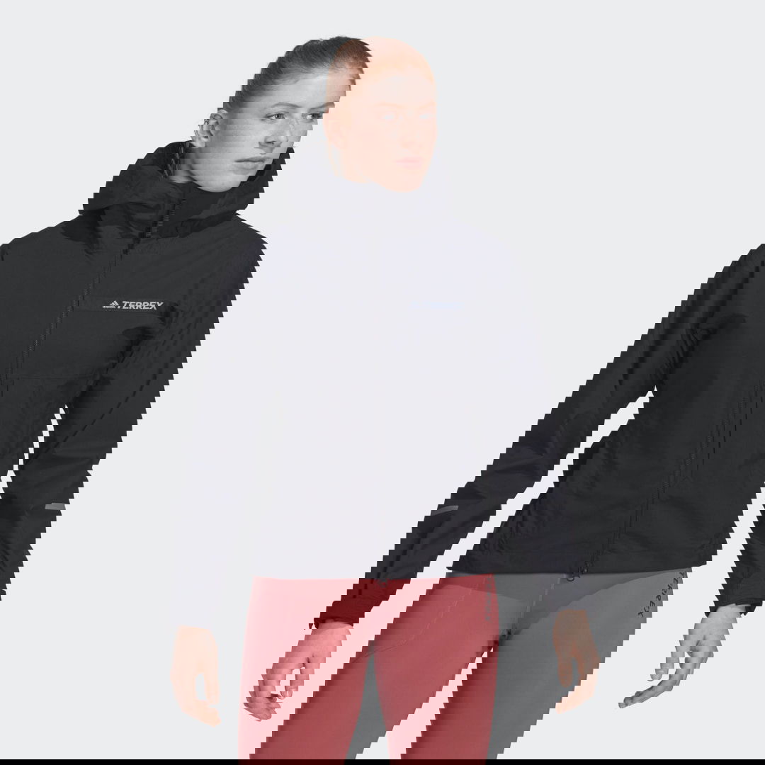 Vindjakke adidas Performance Terrex Multi RAIN.RDY 2.5-Layer Rain Jacket Sort | HF3278, 0