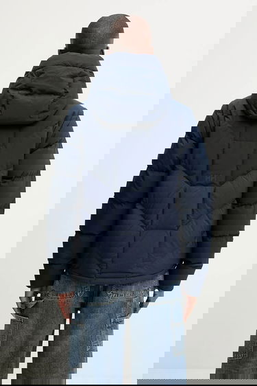 Puffer jakke Helly Hansen VILLAGE MODULAR DOWN JACKET Mørkeblå | 54492, 2