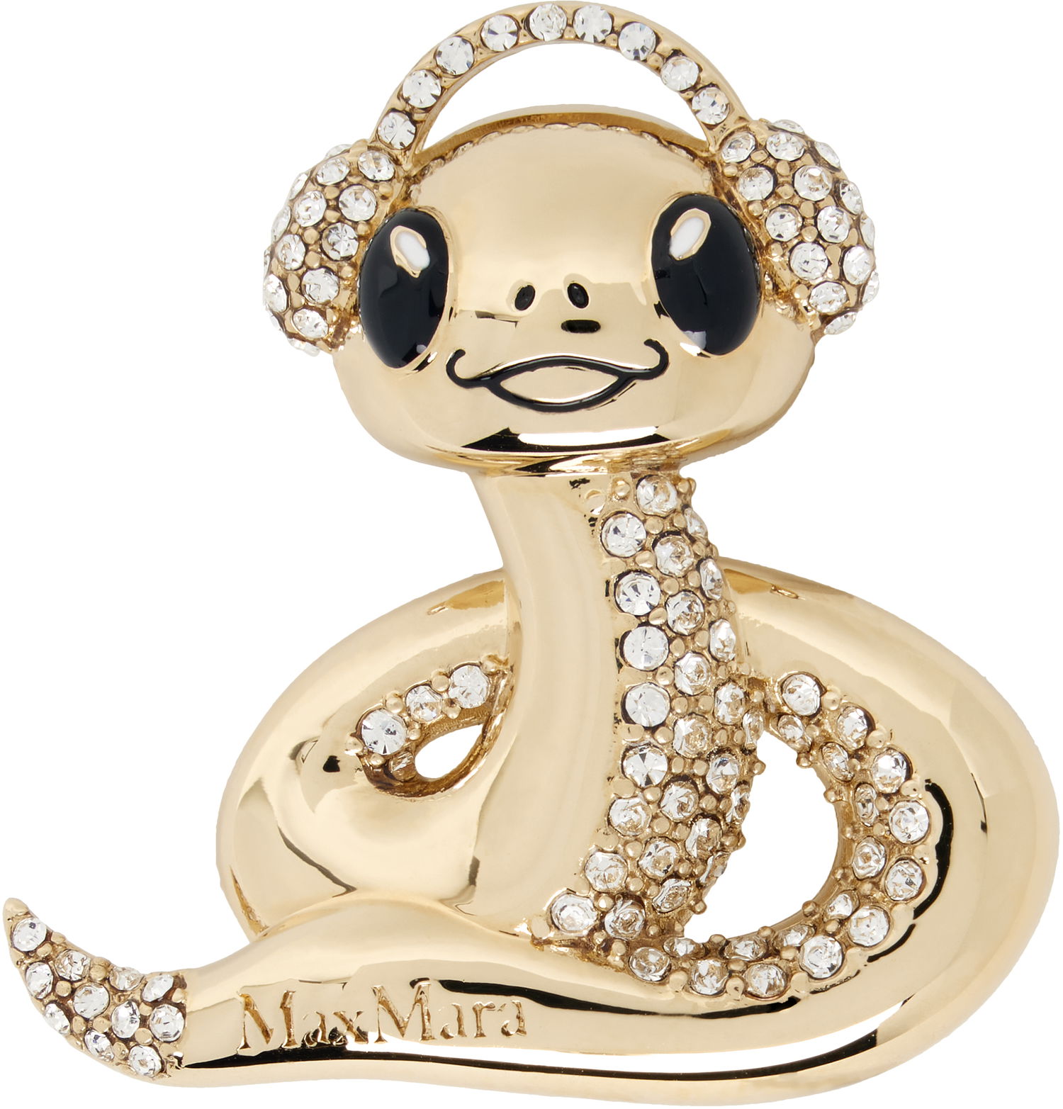 Stift Max Mara Max Mara Crystal Snake Brooch Metalisk | 2514751021600, 0