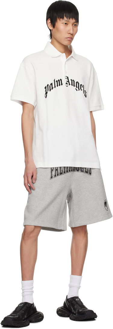 Shorts Palm Angels Palm Angels College Palm Shorts Grå | PMCI028S25FLE0010810, 3