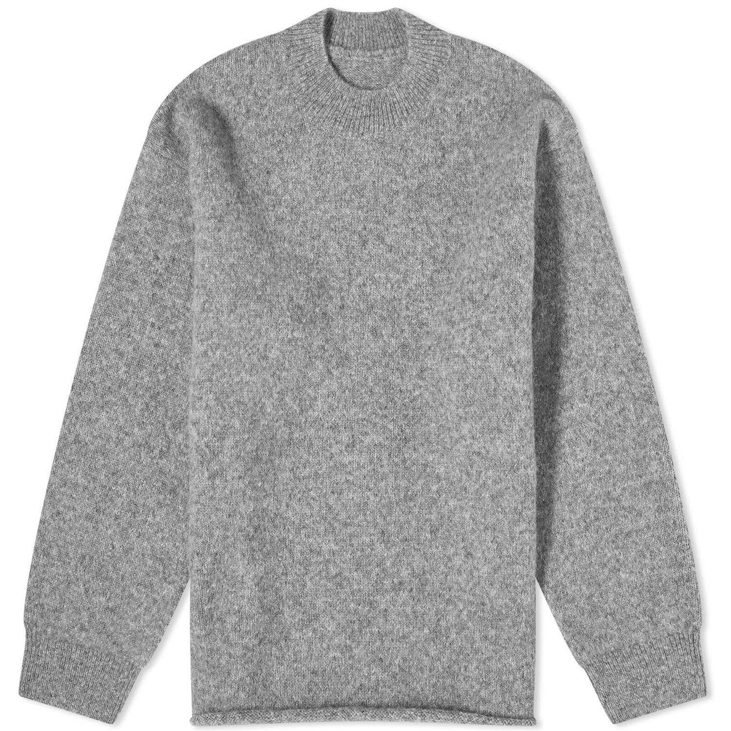 Sweater Jacquemus Back Logo Knit Jumper Grå | 24E245KN295-2329-950, 0