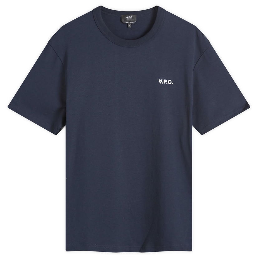 T-shirt A.P.C. Small VPC Logo T-Shirt Sort | COHBQ-H26391-TIQ
