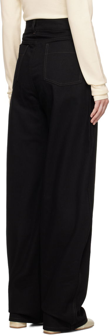 Jeans LEMAIRE LEMAIRE High Waisted Curve Pants Sort | PA1052 LD1000, 2