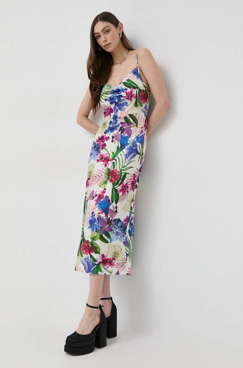 Kjole GUESS Akilina Dress Flerfarvet | W3GK85.WD8G2, 0