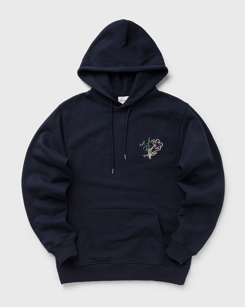 Sweatshirt Drôle de Monsieur Drôle de Monsieur Slogan Esquisse Hoodie XXL Mørkeblå | G-HO150-CO127-NY
