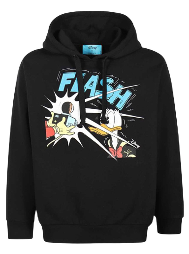 Sweatshirt Gucci Disney x Donald Duck x Hoodie Sort | 623244 XJDAI 1043