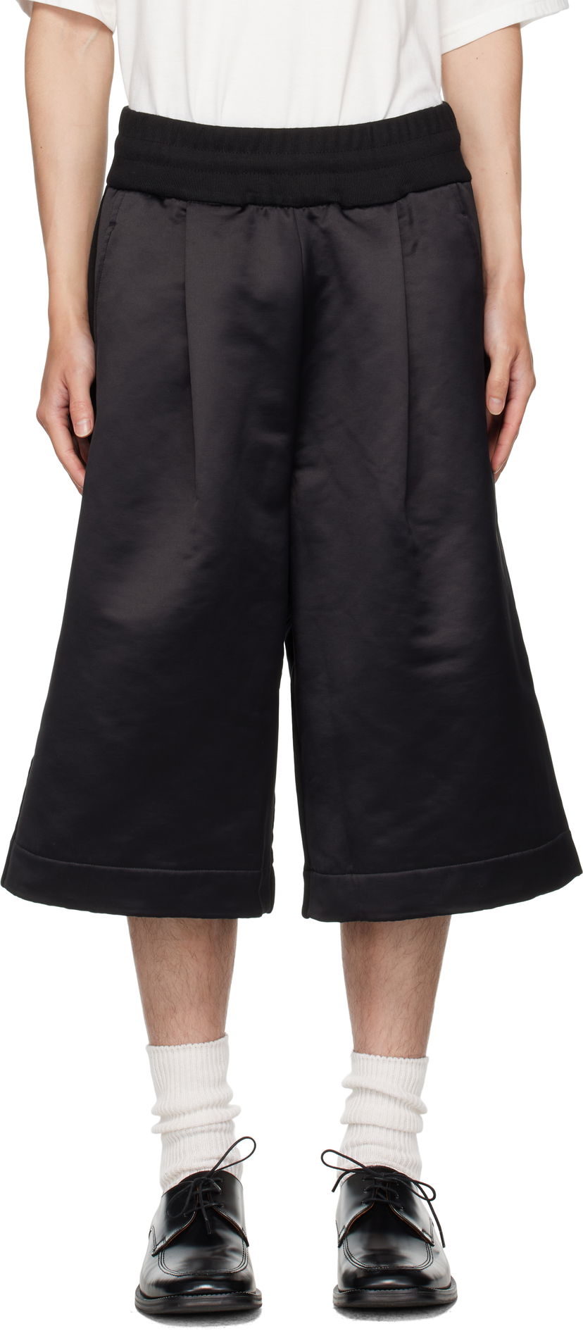 Shorts Dries Van Noten Dries Van Noten Paneled Shorts Sort | 252-021157-2611