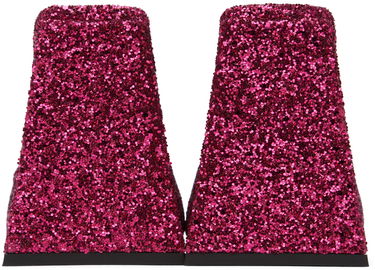 Skopleje The Attico Attico Devon Glitter Mules Lyserød | 227WS000 G001, 1