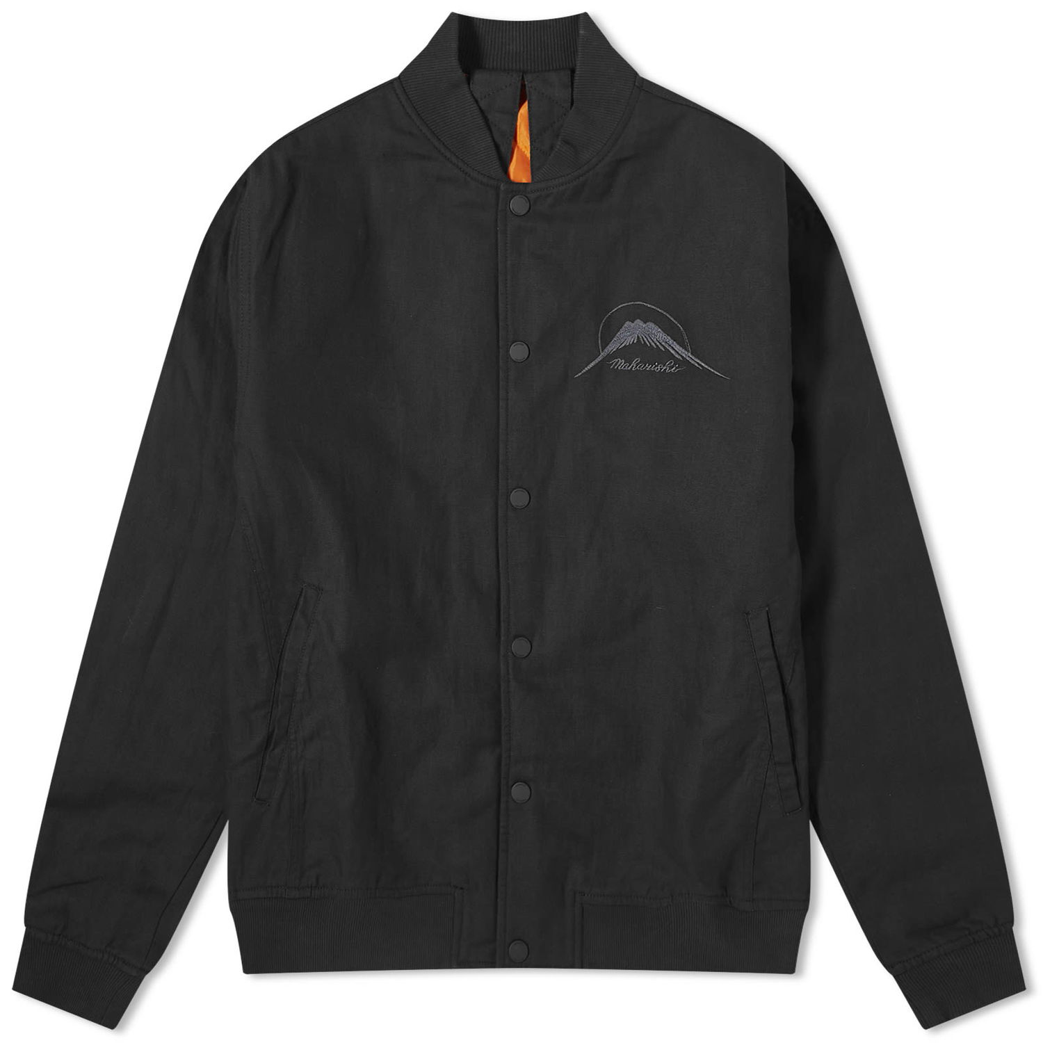 Jakke Maharishi Sue-Ryu Dragon Tour Jacket Sort | 4540-BLK, 0