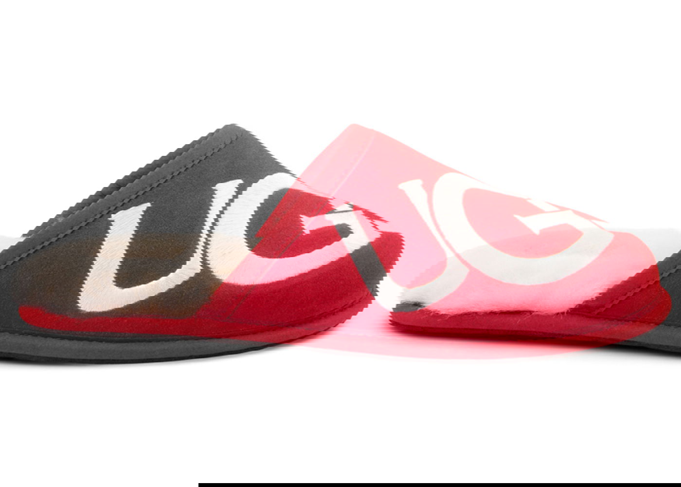 Sneakers og sko UGG Scuff Logo Slipper "Samba Red Cream" W Rød | 1101324-SRCR, 0