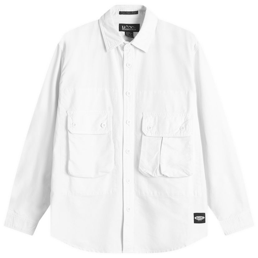 Skjorte Manastash Cargo Pocket Work Shirt Hvid | 7924220001-033