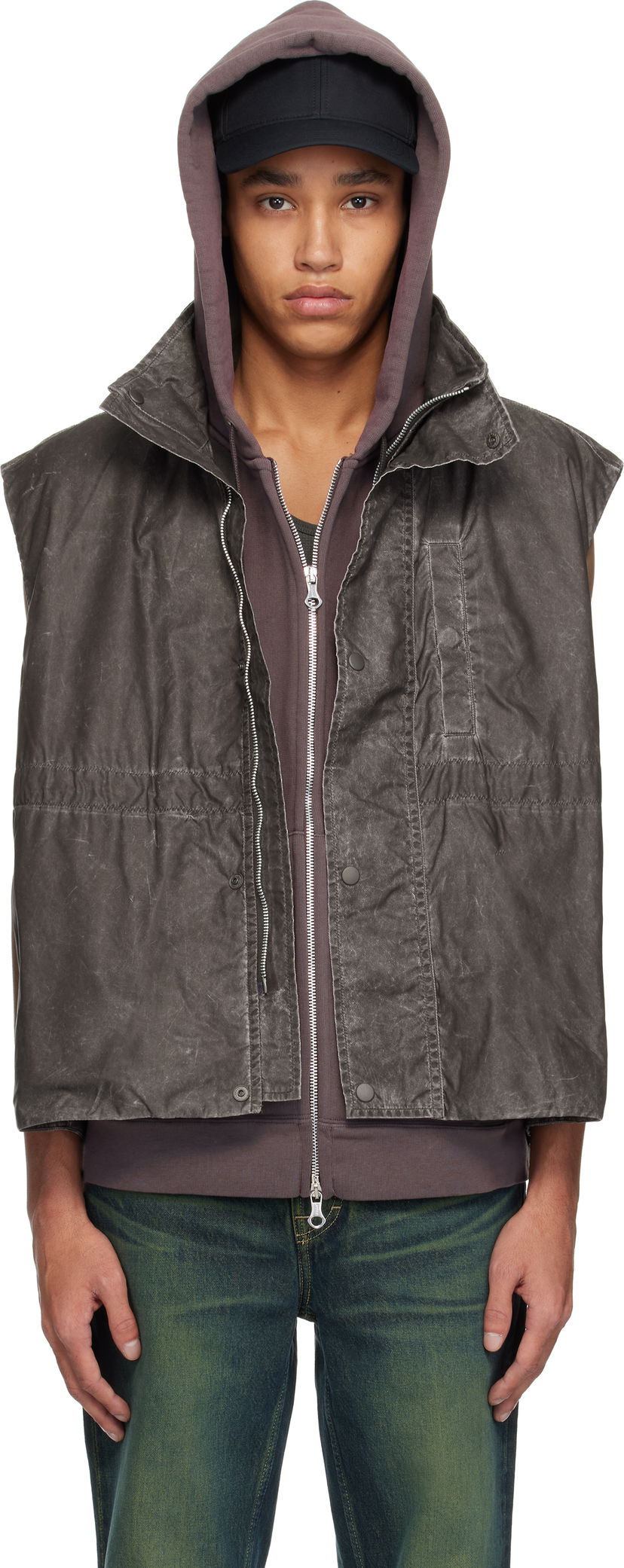 Vest OUR LEGACY Our Legacy Firm Vest Grå | M2251FAB
