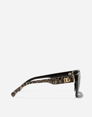 Solbriller Dolce & Gabbana New Arrivals Crossed Leopard Print Acetate Sunglasses Flerfarvet | VG4512VP3879V000, 2
