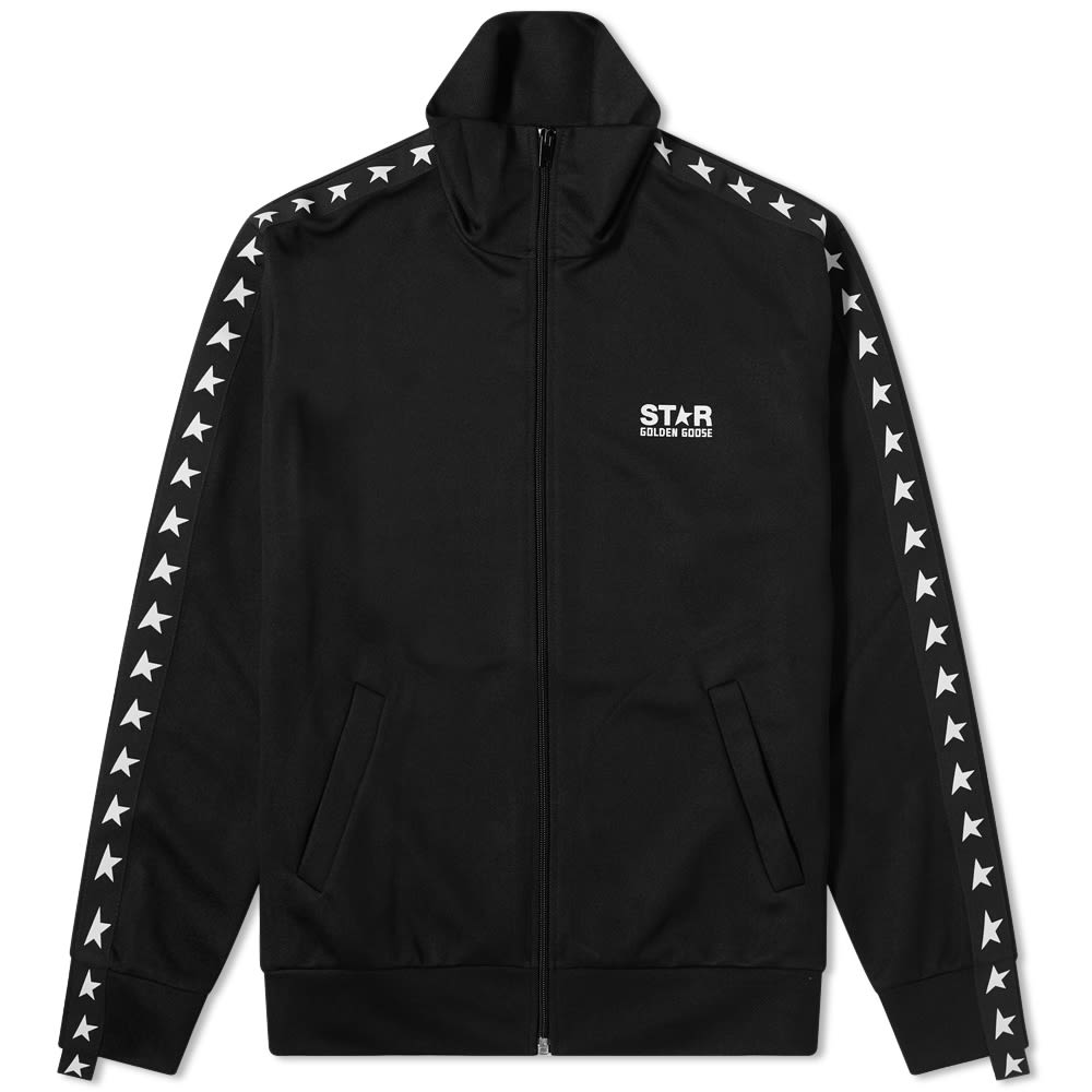Vindjakke Golden Goose Star Denis Zipped Track Jacket Sort | GMP00875-P000520-80203, 0