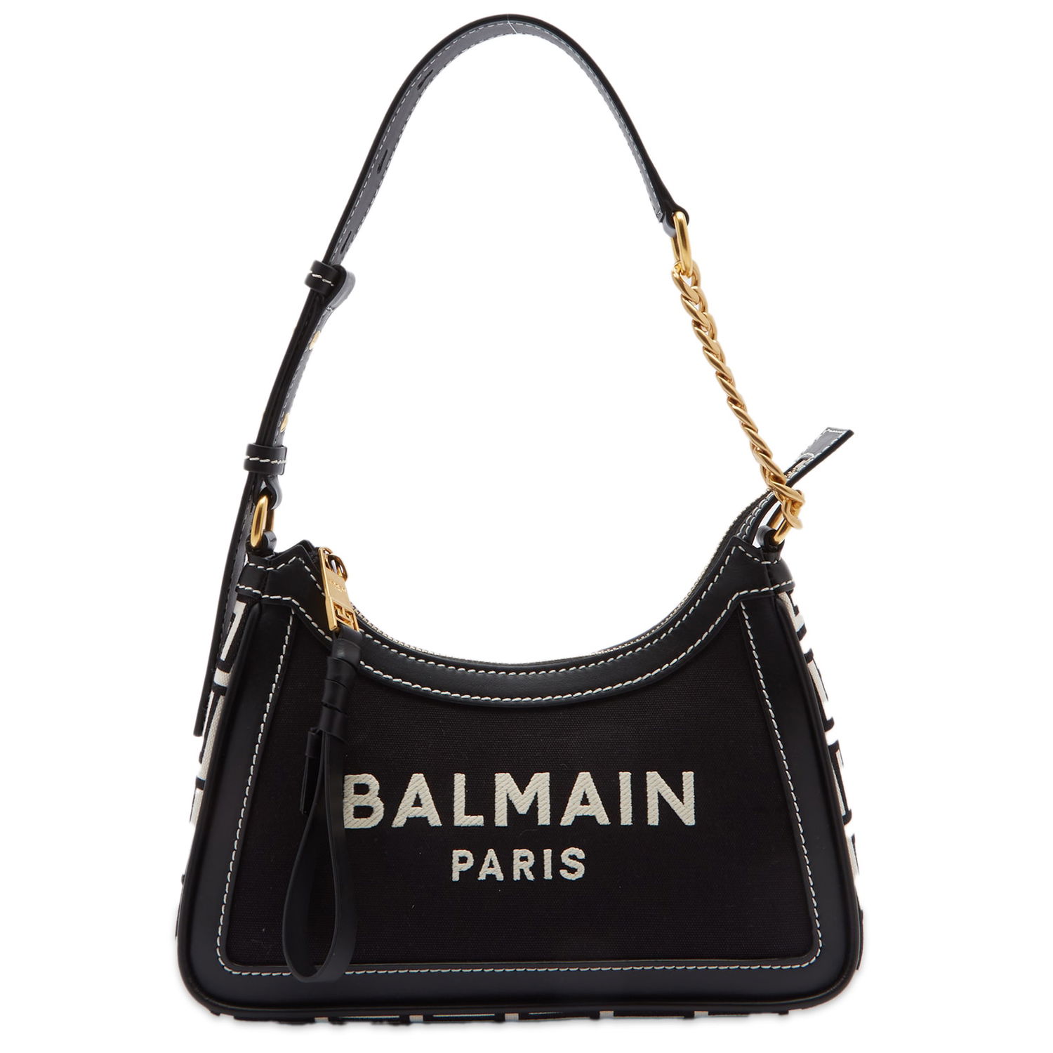 Skuldertaske Balmain Balmain B-Army Shoulder Bag Sort | BN1BT743TCMS-GFE, 0