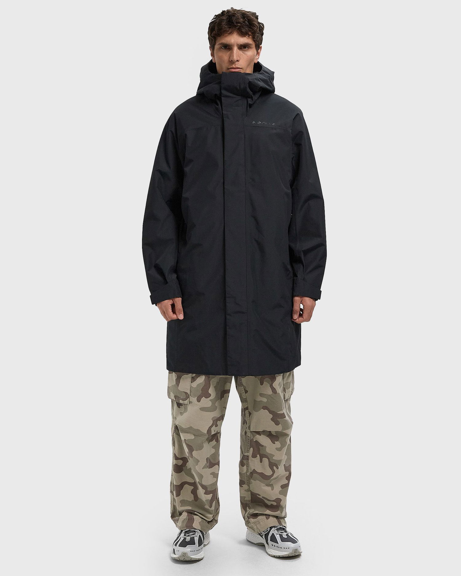 Parka Peak Performance Treeline Insulated Hooded Parka Sort | G80564020, 1