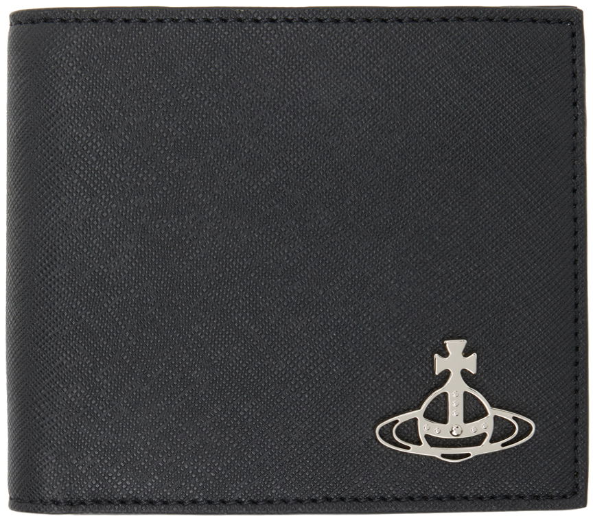 Tegnebog Vivienne Westwood Saffiano Man Bifold Wallet Sort | 51120008U-S000B-, 0