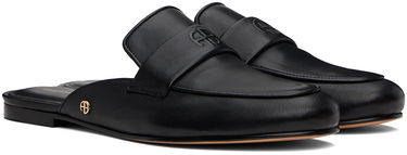 Tøj Anine Bing Anine Bing Corinne Leather Mules Sort | A-14-1165-000, 3