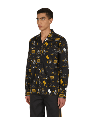Skjorte Dickies Bettles AOP Shirt Sort | DK0A4XGY BLK1, 3