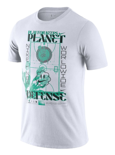 T-shirt Nike NBA Boston Celtics Tee Hvid | DZ0043-100